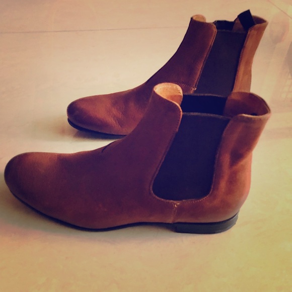 PRADA saffiano leather riding boots 6/36 Like New - Picture 2 of 7